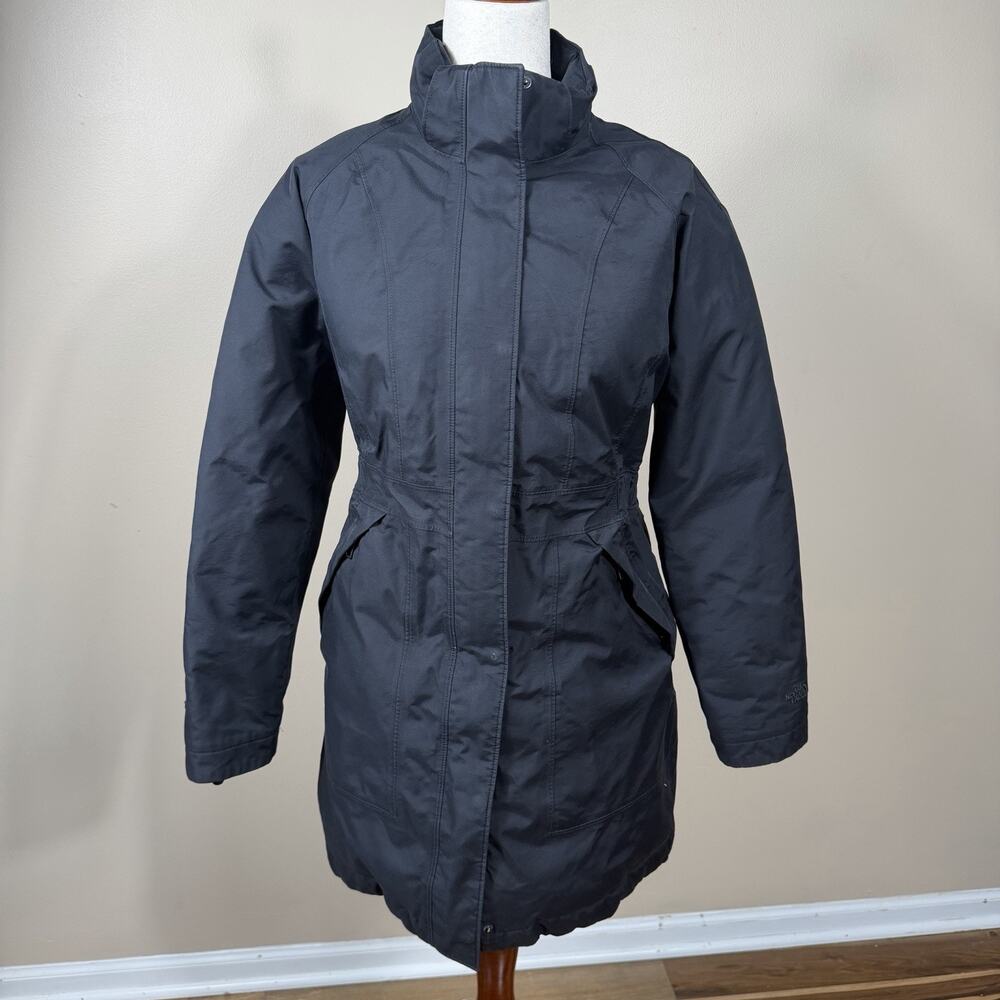 The Noth Face Womens Small Black Down Parka Coat Winter Jacket Insulated
